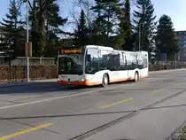 BSU - Mercedes Citaro Nr.90 SO 172090 unterwegs auf der Linie 9 in Solothurn am 25.02.2017