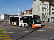 BSU - Mercedes Citaro Nr.90 SO 172090 unterwegs auf der Linie 9 in Solothurn am 25.02.2017