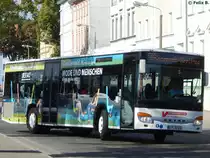Setra 415 NF der Verkehrsbetrieb Greifswald-Land GmbH in Greifswald am 16.09.2016