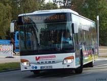 Setra 415 NF der Verkehrsbetrieb Greifswald-Land GmbH in Greifswald am 16.09.2016
