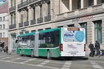 Mercedes Citaro 7014, auf der Linie 30, fährt zur Haltestelle Steinenschanze. Die Aufnahme stammt vom 27.02.2017.