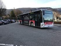 Citaro I Nr. 20 bei der Einfahrt zum Bhf Süd am 10.3.17.