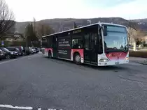 Citaro I Nr. 20 bei der Einfahrt zum Bhf Süd am 10.3.17.