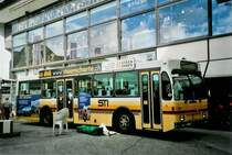 STI Thun Nr. 52/BE 396'552 Saurer/R&J SH am 8. August 2008 Thun, Aarefeldplatz (Einsatz whrend dem Thunfest 2008)