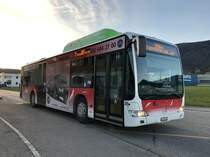 Citaro Nr. 26 auf der Linie 22 nach Grenchen BBZ, am 10.3.17 bei der Haltestelle Lebernstrasse.