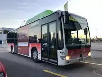Citaro Nr. 23 nach seiner letzten Fahrt am 10.3.17 vor der Garage der BGU.