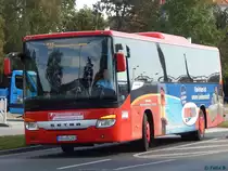 Setra 415 UL der Verkehrsbetrieb Greifswald-Land GmbH in Greifswald am 16.09.2016
