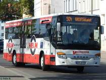 Setra 415 UL der Verkehrsbetrieb Greifswald-Land GmbH in Greifswald am 16.09.2016