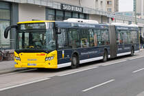 B-V4580,
Manufacturer: Scania (AB)
Class: Scania CN280UA (Citywide)
Operators designation: Scania GN16
Year of construction: 2016
Location: Pic taken in Berlin, Memhardstrasse, 2017-03-08
Remarks: Pic shows B-V4580 wearing a Special ITB 2017 c/s promoting Botswana 
