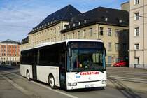 Bus Chemnitz: Irisbus Crossway LE der Horst Zacharias Verkehrsbetrieb GmbH & Co. KG, aufgenommen im M�rz 2017 in der N�he vom Omnibusbahnhof in Chemnitz.