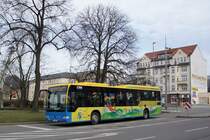 Stadtbus Chemnitz / CVAG Chemnitz: Mercedes-Benz Citaro LE MÜ der Chemnitzer Verkehrs-AG (CVAG) - Wagen 30, aufgenommen im März 2017 am Omnibusbahnhof in Chemnitz.