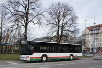 Bus Chemnitz: Setra S 415 NF der Regiobus Mittelsachsen GmbH, aufgenommen im März 2017 am Omnibusbahnhof in Chemnitz.