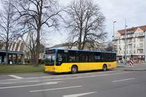 Stadtbus Chemnitz / CVAG Chemnitz / ETP Chemnitz: Mercedes-Benz Citaro Facelift der Euro Traffic Partner GmbH - Wagen 19, aufgenommen im März 2017 am Omnibusbahnhof in Chemnitz. Die ETP GmbH ist eine hundertprozentige Tochter der Chemnitzer Verkehrs-AG (CVAG).
