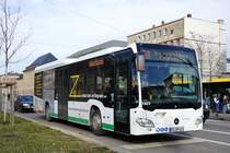Bus Chemnitz: Mercedes-Benz Citaro C2 LE Ü der Regiobus Mittelsachsen GmbH, aufgenommen im März 2017 am Omnibusbahnhof in Chemnitz.