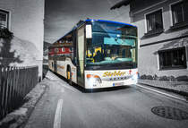 Ein Setra S 415 NF von Siebler Reisen, aufgenommen am 2.3.2017, zwischen den Haltestellen Berg im Drautal Mehrzweckhaus und Berg im Drautal Volksschule.
Unterwegs war der Bus auf der Kfl. 5021, als Kurs 29 (Steinfeld im Drautal Volksschule - Oberdrauburg Bahnhof).