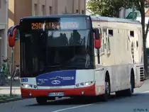 Solaris Urbino 12 von Regionalbus Rostock in Güstrow am 13.09.2016