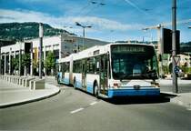 VMCV Clarens Nr. 18 Van Hool Gelenktrolleybus am 10. August 2008 Vevey, Bahnhof