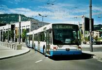 VMCV Clarens Nr. 8 Van Hool Gelenktrolleybus am 10. August 2008 Vevey, Bahnhof