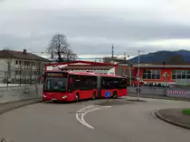 Freiburger VAG Mercedes Benz Citaro 2 G Wagen 914 am 21.03.17 in St. Georgen