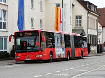 Freiburger VAG Mercedes Benz Citaro 1 Facelift G Wagen 980 am 21.03.17 in St. Georgen