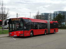 Freiburger VAG Solaris Urbino 18 Wagen 922 am 21.03.17 in Haid 