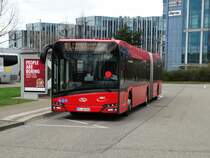 Freiburger VAG Solaris Urbino 18 Wagen 922 am 21.03.17 in Haid