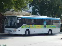 Setra 415 UL von Becker-Strelitz Reisen aus Deutschland in Güstrow am 13.09.2016