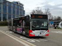Tuniberg Express Mercedes Benz Citaro 2 G am 21.03.17 an der Haltestelle Haid