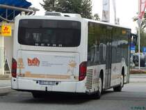 Setra 415 NF von Becker-Strelitz Reisen aus Deutschland in Güstrow am 13.09.2016