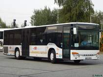 Setra 415 NF von Becker-Strelitz Reisen aus Deutschland in Güstrow am 13.09.2016