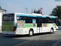 Setra 415 UL von Becker-Strelitz Reisen aus Deutschland in Güstrow am 13.09.2016