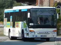 Setra 415 UL von Becker-Strelitz Reisen aus Deutschland in Güstrow am 13.09.2016