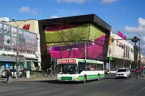 Rumänien / Bus Arad: MAN EL der Școala de șoferi Belc (Fahrschule in Arad), aufgenommen im März 2017 im Stadtgebiet von Arad.