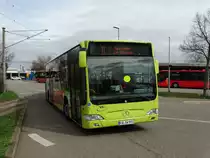 Freiburger VAG Mercedes Benz Citaro 1 Facelift G Wagen 993 am 21.03.17 in Haid
