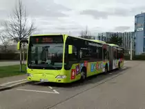 Freiburger VAG Mercedes Benz Citaro 1 Facelift G Wagen 993 am 21.03.17 in Haid