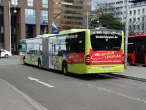 Freiburger VAG Mercedes Benz Citaro 1 Facelift G Wagen 993 am 21.03.17 am Hbf