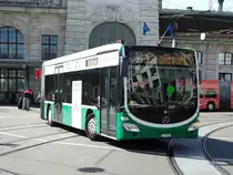 BVB Mercedes Benz Citaro 2 G Wagen 7054 am 23.03.17 in Basel SBB Bhf