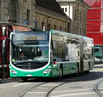 BVB Mercedes Benz Citaro 2 G Wagen 7035 am 23.03.17 in Basel SBB Bhf