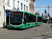 BVB Mercedes Benz Citaro 2 G Wagen 7026 am 23.03.17 in Basel SBB Bhf