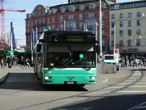 BVB MAN der 2. Generation Wagen 758 am 23.03.17 in Basel SBB Bhf