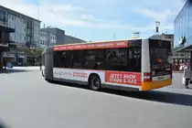 Am 21.04.2016 fährt MZ-SW 737 auf der Linie 56. Aufgenommen wurde ein MAN Lion's City G / Mainz Innenstadt.
