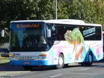 Setra 415 UL von Regionalbus Rostock in Güstrow am 15.09.2016