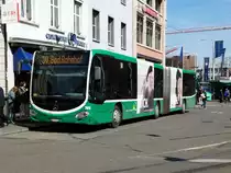 BVB Mercedes Benz Citaro 2 G Wagen 7015 am 23.03.17 in Basel SBB Bhf