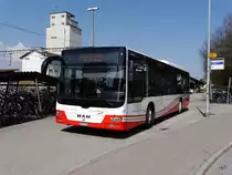 asm Oberaargau - MAN Lion`s City Nr.49  BE 547231 in Herzogenbuchsee am 28.03.2017