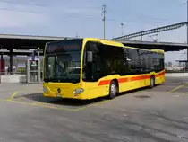 BLT - Mercedes Citaro Nr.67  BL  135428 vor dem Bahnhof in Muttenz am 26.03.2017