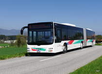 asm Oberaargau - MAN Lion`s City  Nr.42  BE  550327 unterwegs bei Hüniken am 08.04.2017