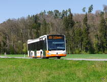 BSU - Mercedes Citaro Nr.96 SO 172096 unterwegs für die RBS auf der Überlandlinie von Solothurn nach Zollikofen bei Wengi 08.04.2017
