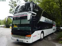 Setra 431 DT von Autobus Oberbayern aus Deutschland beim Schloss Linderhof am 09.08.2015