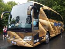 Mercedes Travego von Autobus Oberbayern aus Deutschland beim Schloss Linderhof am 09.08.2015