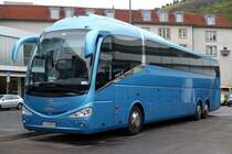 Irizar i6 Scania aus Polen, Heidelberg 16.04.2017